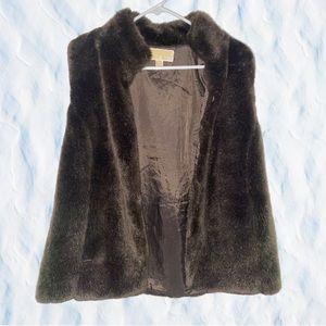 Womens Michael Kors size M faux fur vest